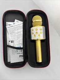 Mockins Gold Bluetooth Karaoke Microphone