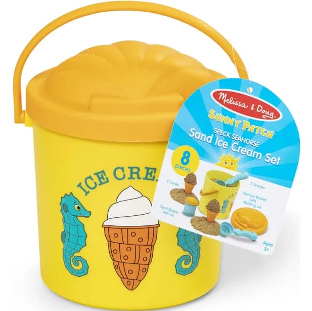 Melissa & Doug Speck Seahorse Sand Ice Cream Set