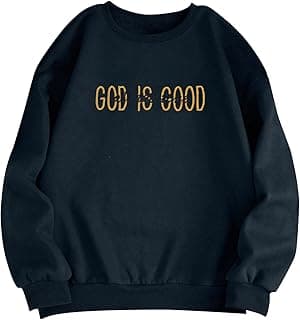 Women's Sweatshirt Letter Embroidery Crewneck Long Sleeve Pullover Hoodies Fall Tops Casual Winter Clothes for Ladies
