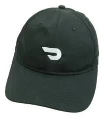 DOORDASH Delivery Men's Black Baseball Cap Logo Hat (Adult Adjustable) Work Gig