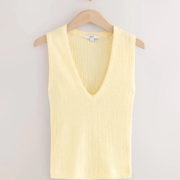 Next Sleeveless V-Neck Tank Top