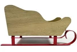 Target Bullseye Wood Sled