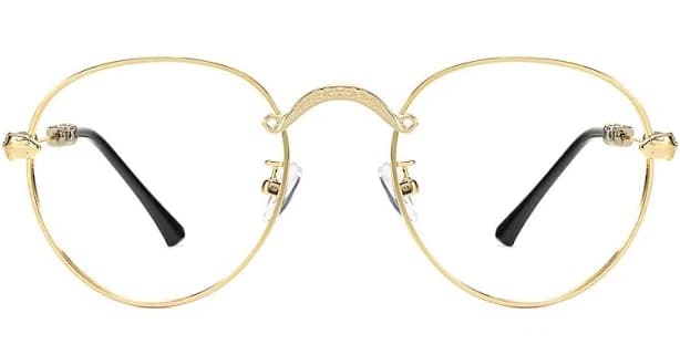 Ublins Women's Round Gold Frame