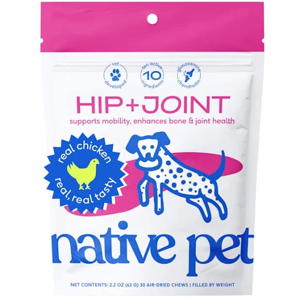 Native Pet Hip and Joint Chews for Dogs