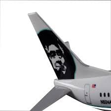 1:200 Alaska Airlines Boeing B737 Airplane Model - Airplane Shop - Collectible model airplanes, toys
