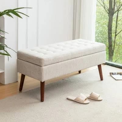 Rectangle Upholstered Storage Bench
