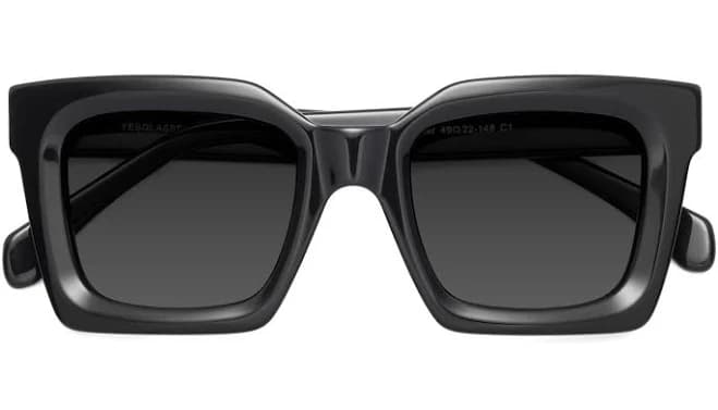 Piper Oversized Thick Square Sunglasses