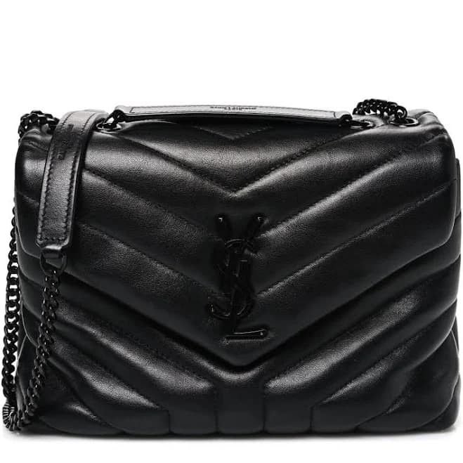 Saint Laurent Women's Small Loulou Chain Leather Shoulder Bag