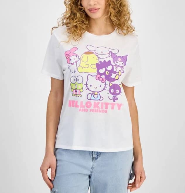 Love Tribe Juniors' Hello Kitty Graphic T-Shirt