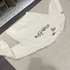 BNWT Malbon rollking crewneck white XL