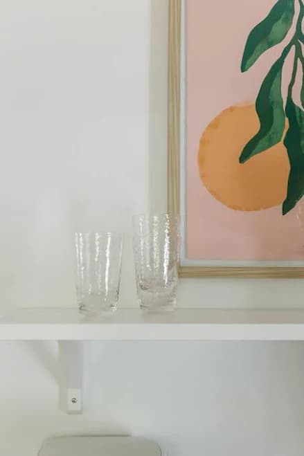 Textured Drinking Glass