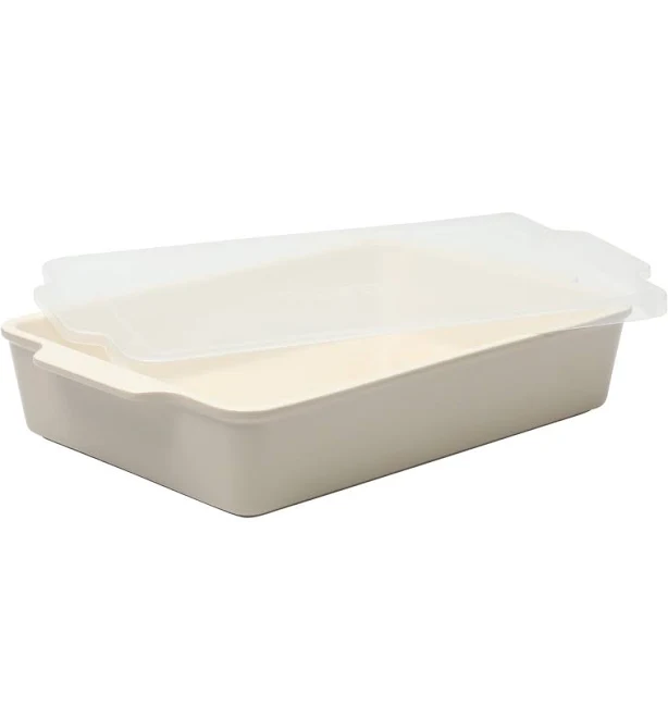 Martha Stewart Tilden 9x13 inch Stoneware Baker with Lid