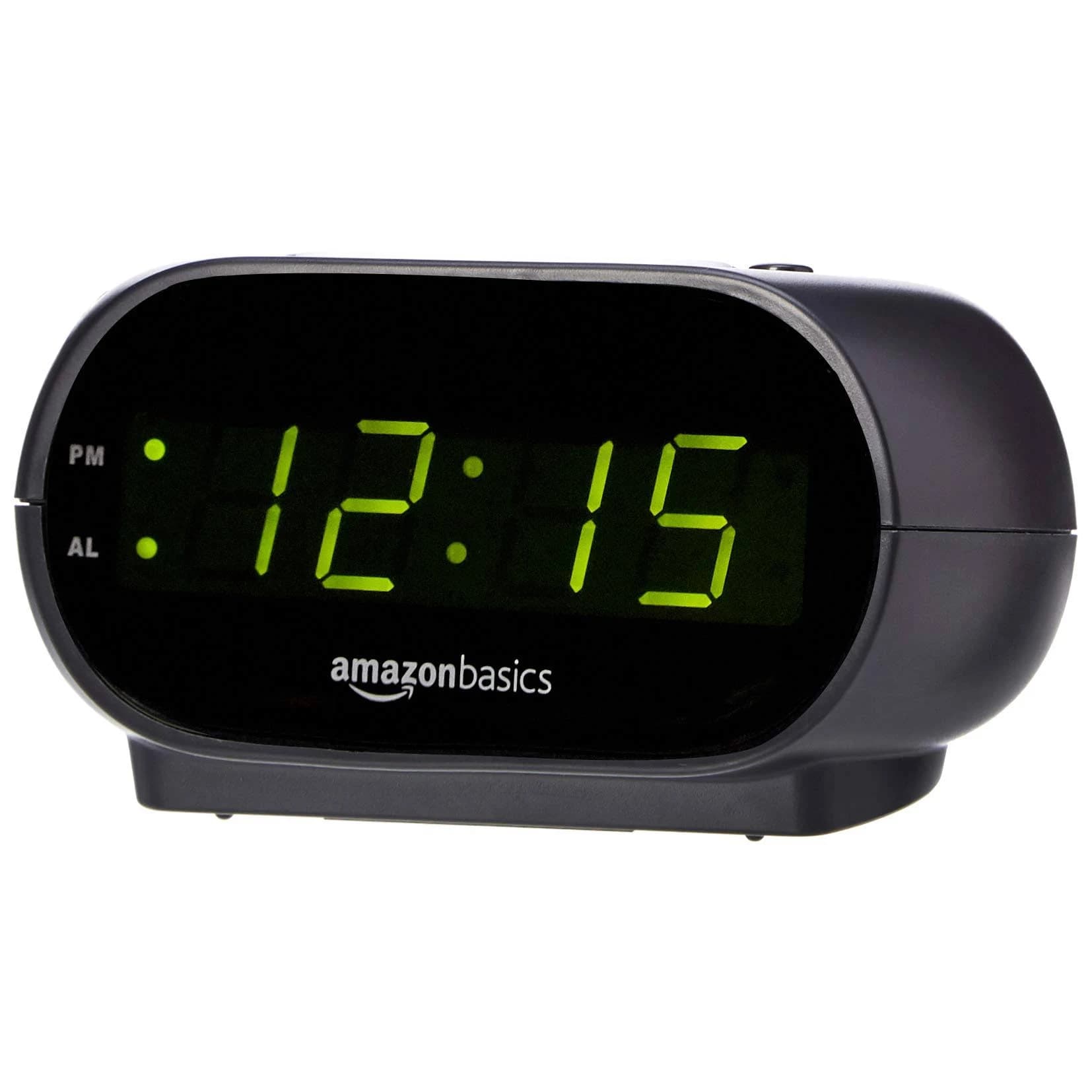 Amazon Basics Small Digital Alarm Clock with Nightlight and Battery Backup