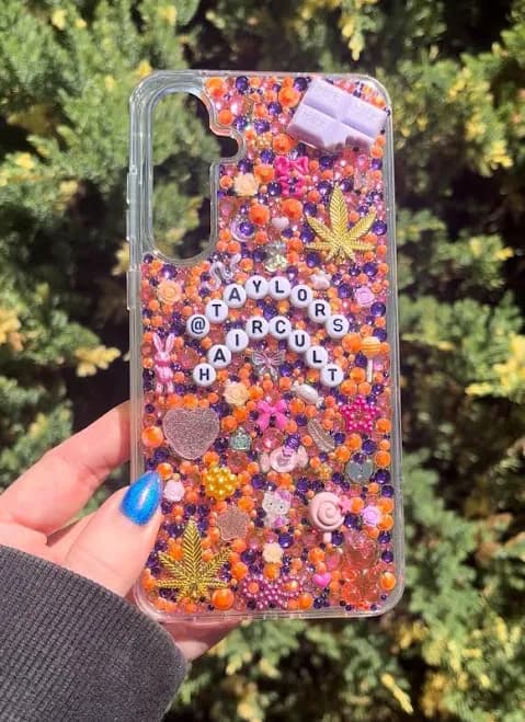 Custom Rhinestone Bedazzled Phone Case: Y2K Junk Charm Style