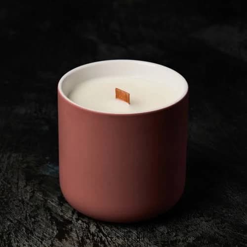 Pink Sands Ceramic Candle Jar