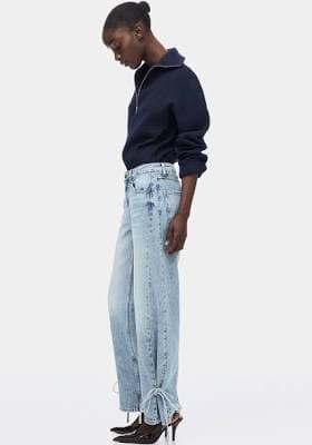 H&M Ladies Straight High Waist Jeans