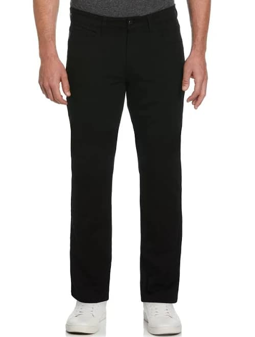 Perry Ellis Men's Slim Fit Five Pocket Cotton Pants