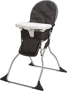 Cosco Kids Highchair for Baby, Simple Foldable High Chair, Convenient, Lightweight, and Compact Design, Black Arrows
