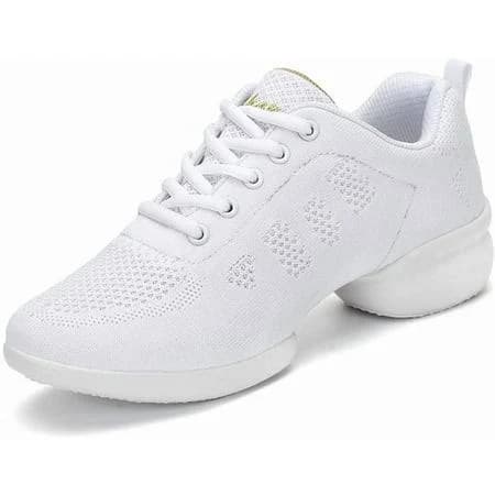 CERYTHRINA Women's Lace-Up Platform Jazz Shoes
