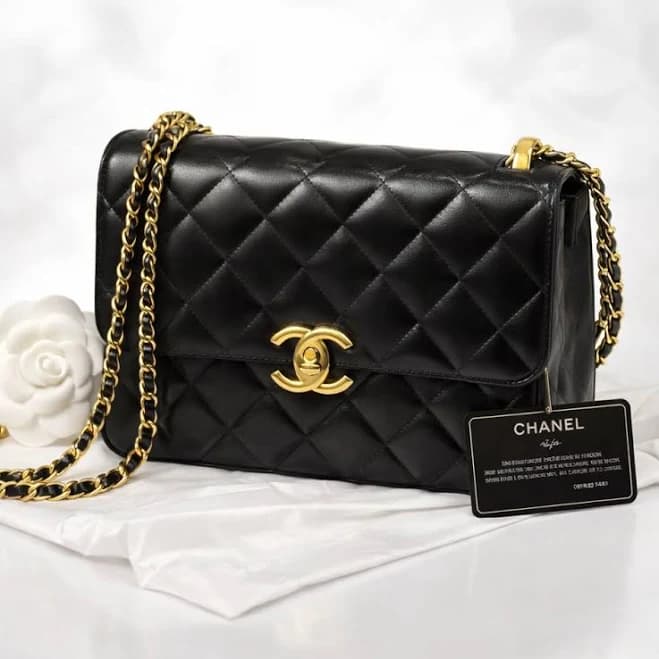 CHANEL Classic Flap Lambskin Bag