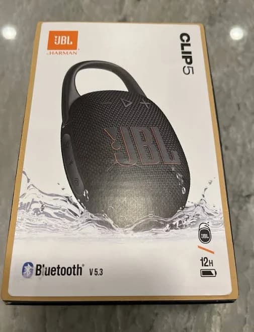 JBL CLIP 5 Portable Bluetooth Waterproof Speaker