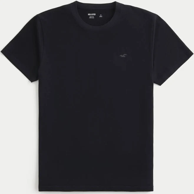 Hollister Men's Cotton Icon Crew T-Shirt