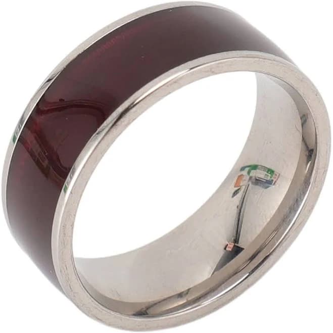 Silver 12 Smart Nfc Ring Intelligent Wearable Smart Ring For