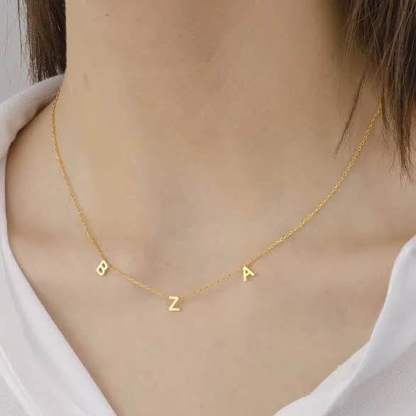 Personalized Dainty Initial Necklace
