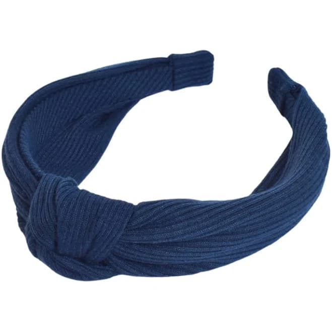 Bellefixe Ribbed Cotton Knotted Headband