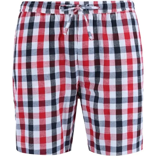 Ten West Apparel Men's Plaid Lounge Shorts