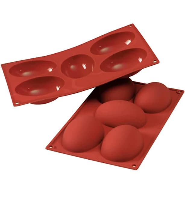 Fat Daddio's Half Egg Silicone Bakeware