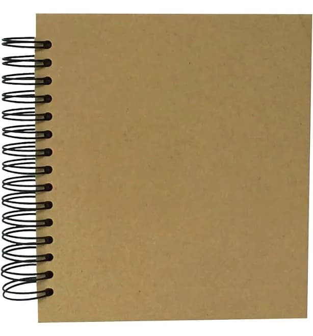 Recollections Spiral Kraft Chipboard Journal