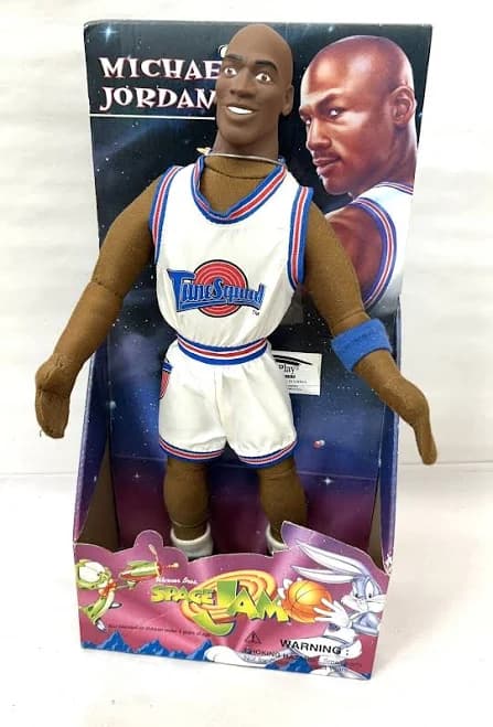 Vintage 1996 Michael Jordan Space Jam Tune Squad 12" Plush Doll By