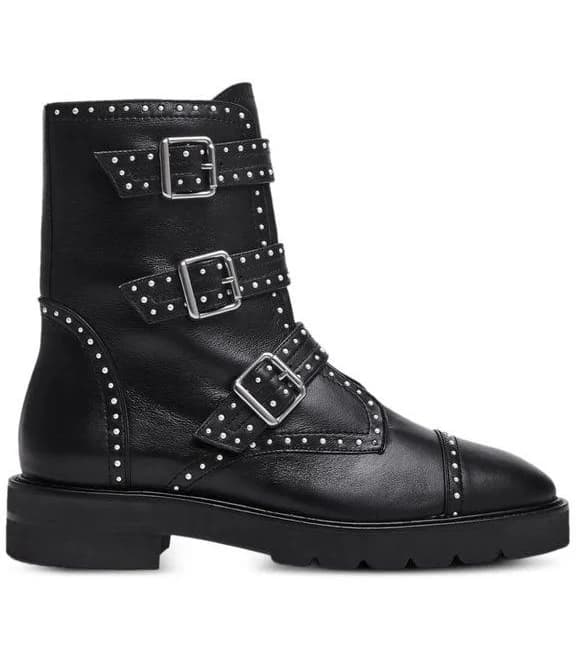 Stuart Weitzman Jesse Lift Studded Women Boots