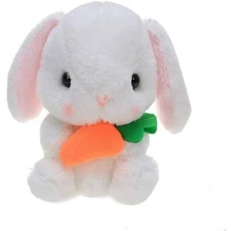 Made by Aliens Stuffed Easter Bunny with Carrot