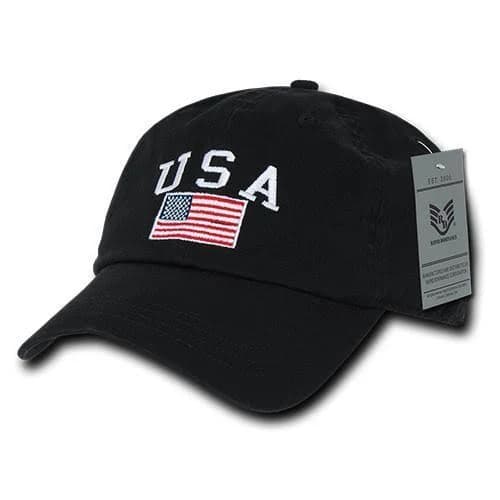 USA Flag Graphic Relaxed Cap