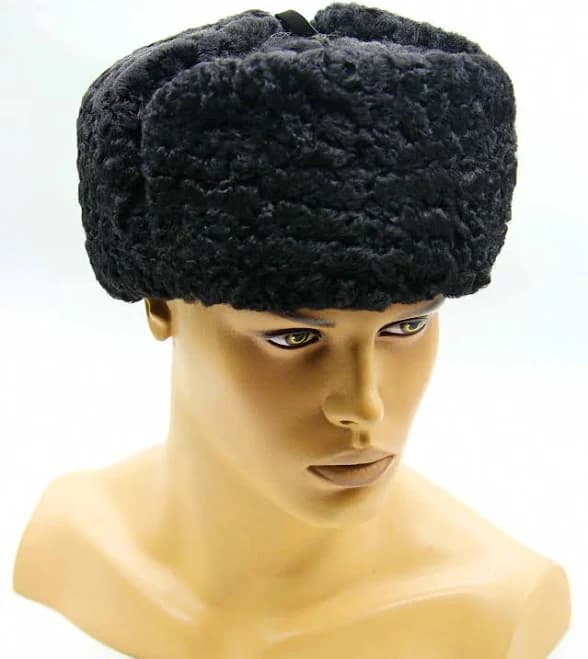 Men's Astrakhan Karakul Fur Hat