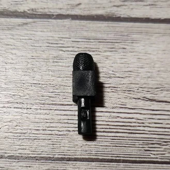 Wwe Elite Mattel All Black Microphone Accessory Wrestling Action