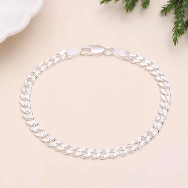 925 Sterling Silver Chunky Link Bracelet