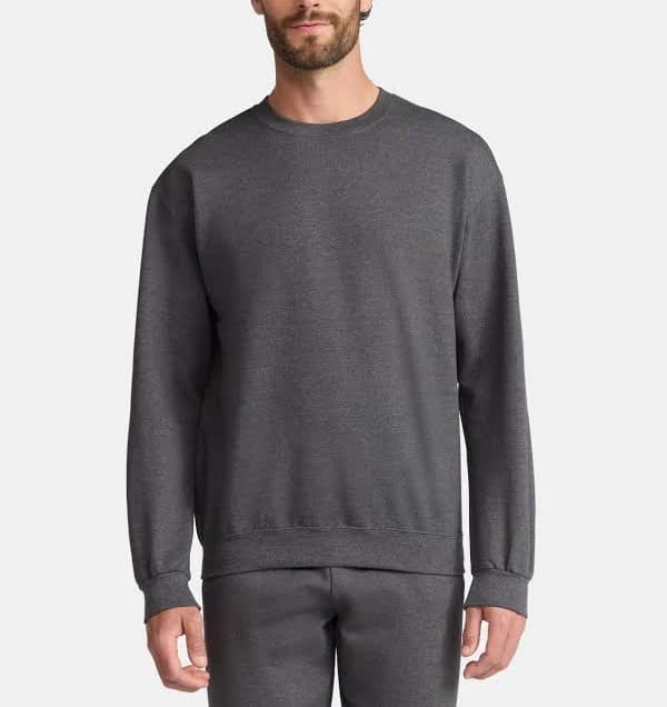 Athletic Works Men's Fleece Crewneck Sweatshirt