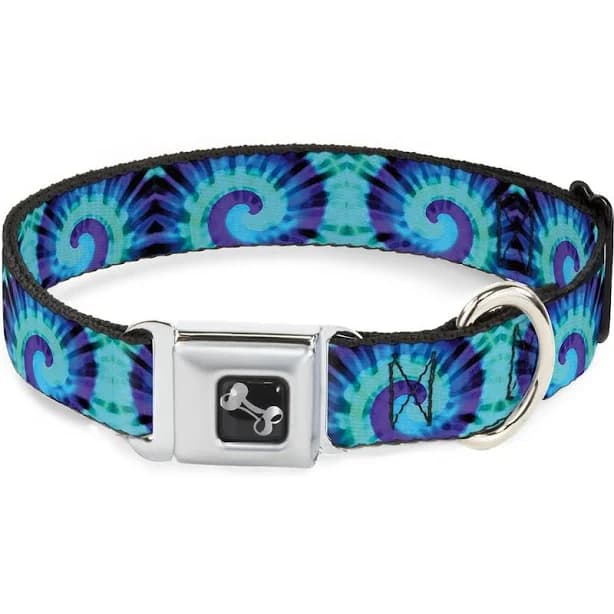 Buckle-Down Tie Dye Swirl Dog Collar