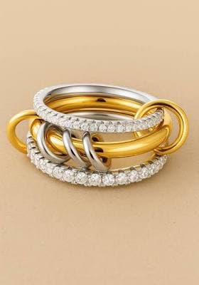 Multi-Band Stackable Linked Ring Set