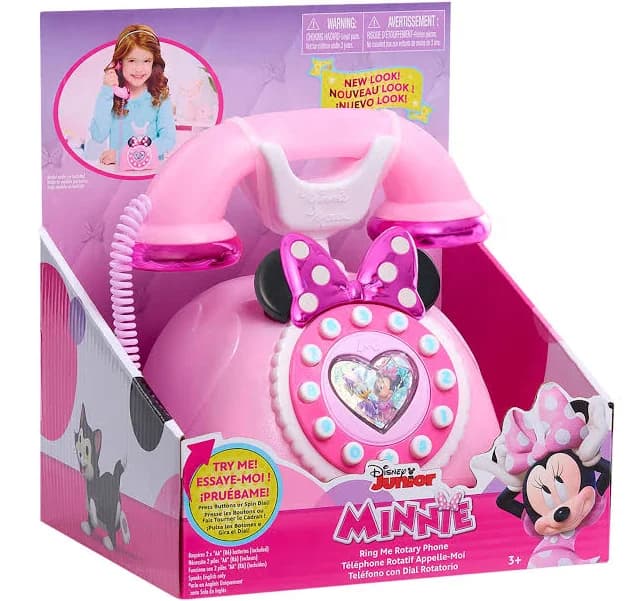Disney Junior Minnie Mouse Ring Me Rotary Phone