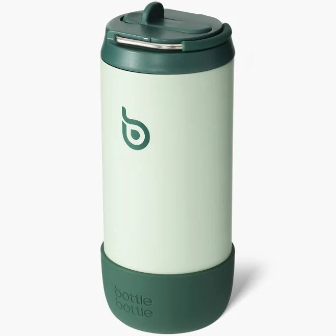 Straw Lid Bottle 12oz