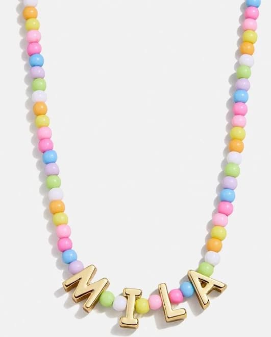 BaubleBar Bead Mine Kids' Custom Name Necklace