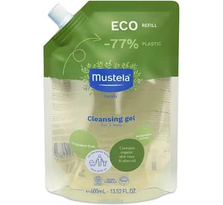 Mustela Bio Eco Refill Cleansing Gel 400ml