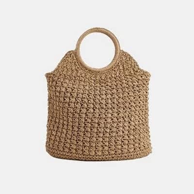 Cupshe Women's Beachside Bliss Straw Tote Bag