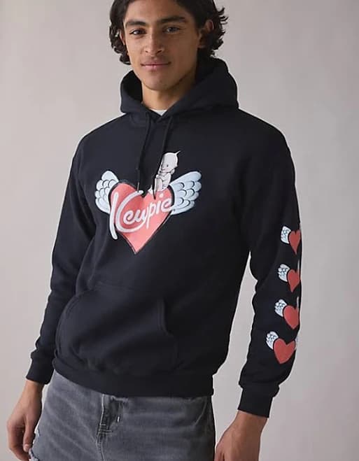Kewpie Graphic Cotton Hoodie Sweatshirt