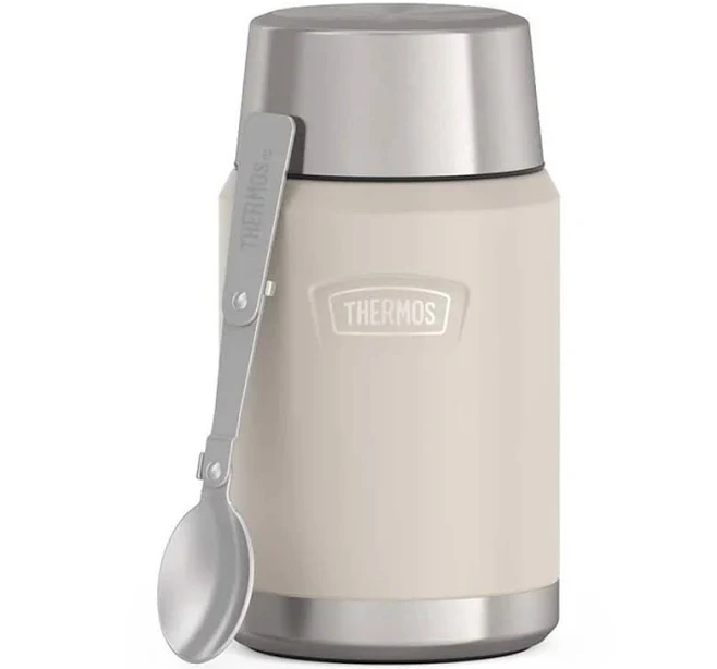 Thermos Stainless Steel Insulated Food Jar with Spoon