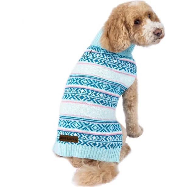 Eddie Bauer Camano Fair Isle Dog Sweater